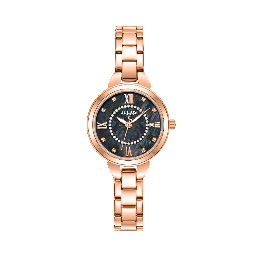 นาฬิกา Julius JA-1587 D สายสแตนเลส สีโรสโกลด์