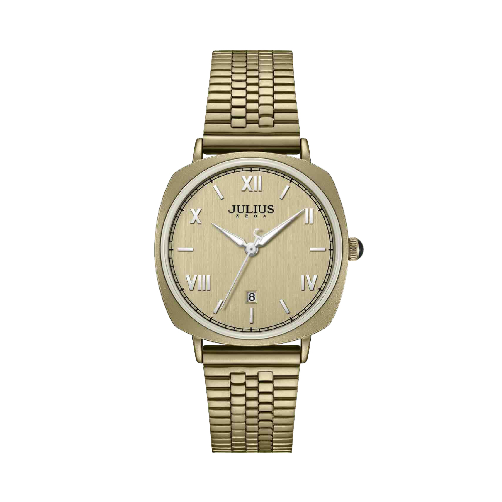 นาฬิกา Julius JA-1589 F สายสแตนเลส สีเขียว