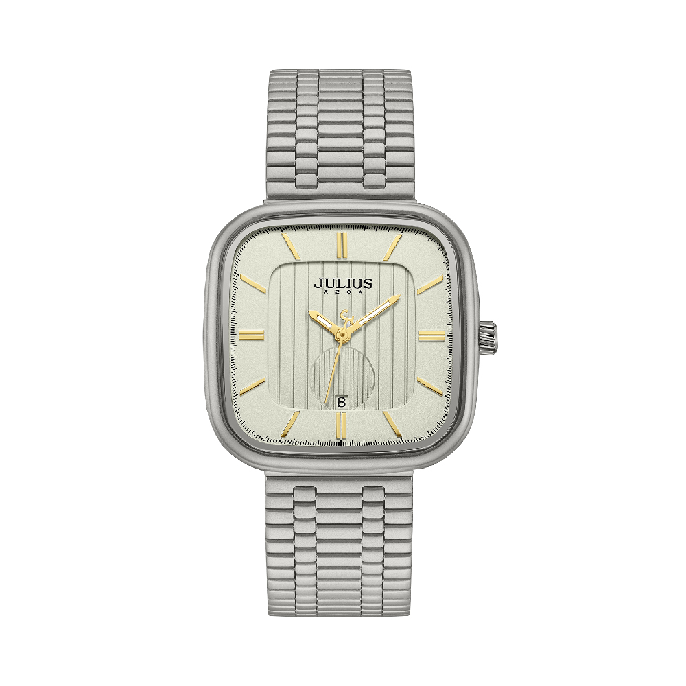 นาฬิกา Julius JA-1591 E สายสแตนเลส สีเทา