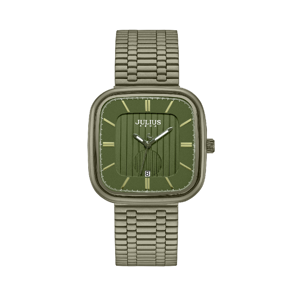 นาฬิกา Julius JA-1591 F สายสแตนเลส สีเขียว