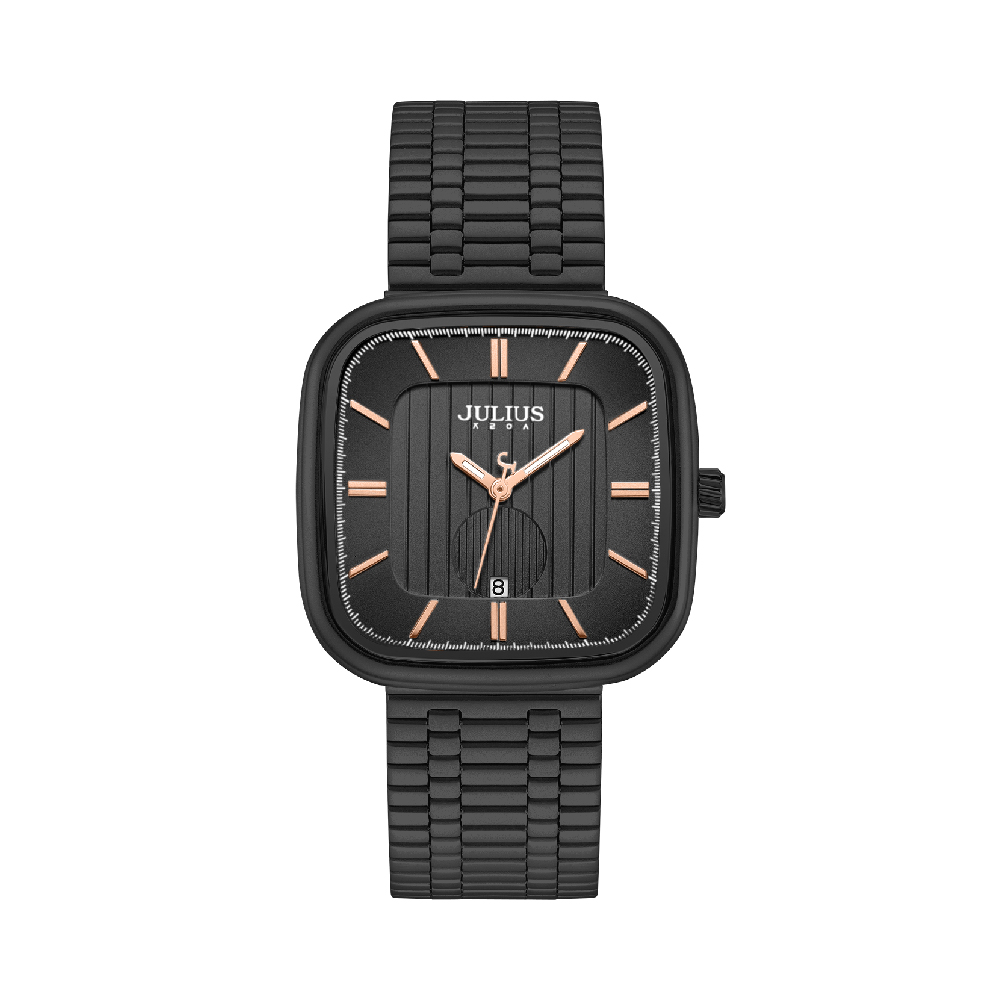 นาฬิกา Julius JA-1591 G สายสแตนเลส สีดำ