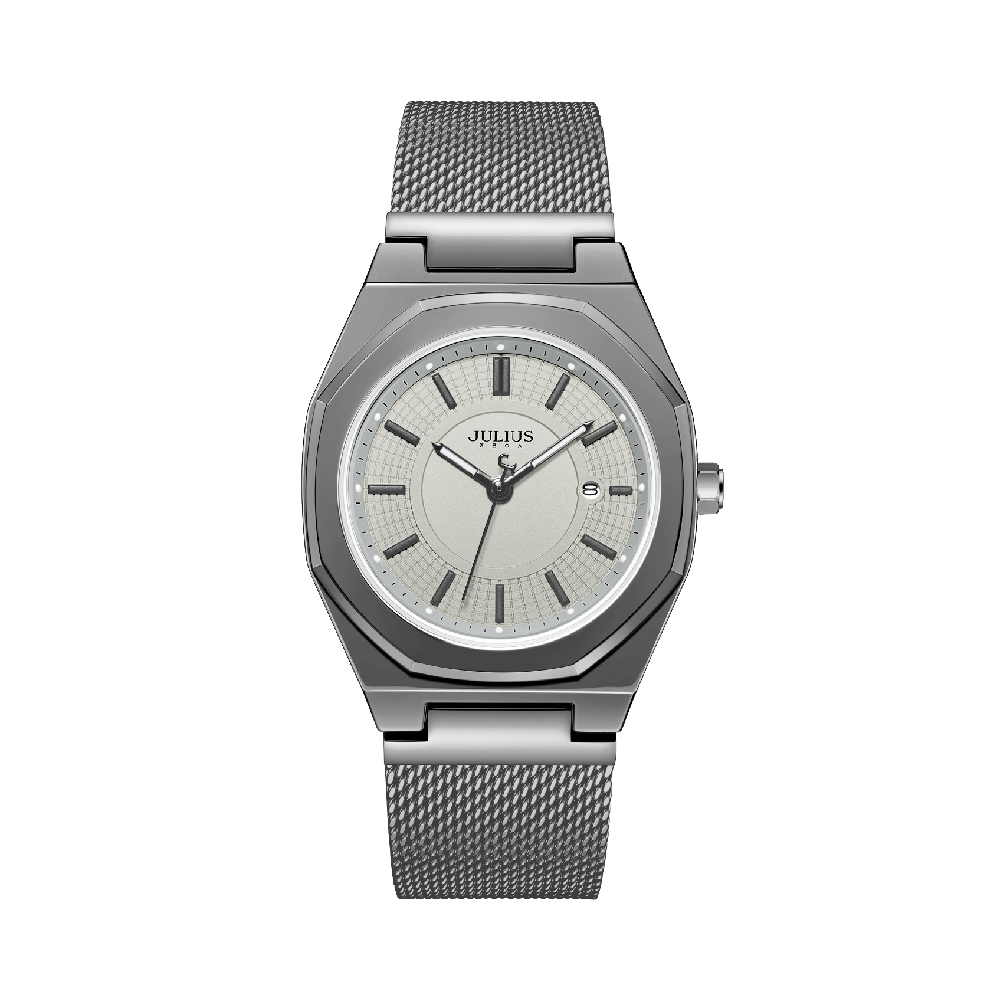 นาฬิกา Julius JA-1592 D สายสแตนเลส สีเทา