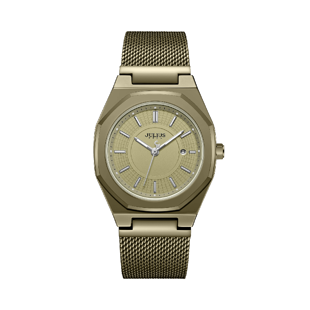 นาฬิกา Julius JA-1592 E สายสแตนเลส สีเขียว