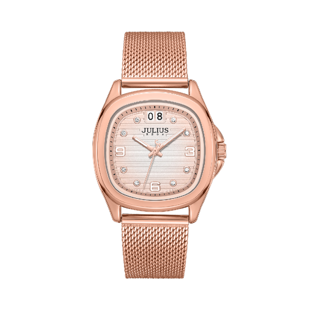 นาฬิกา Julius JA-1594 C สายสแตนเลส สีโรสโกลด์