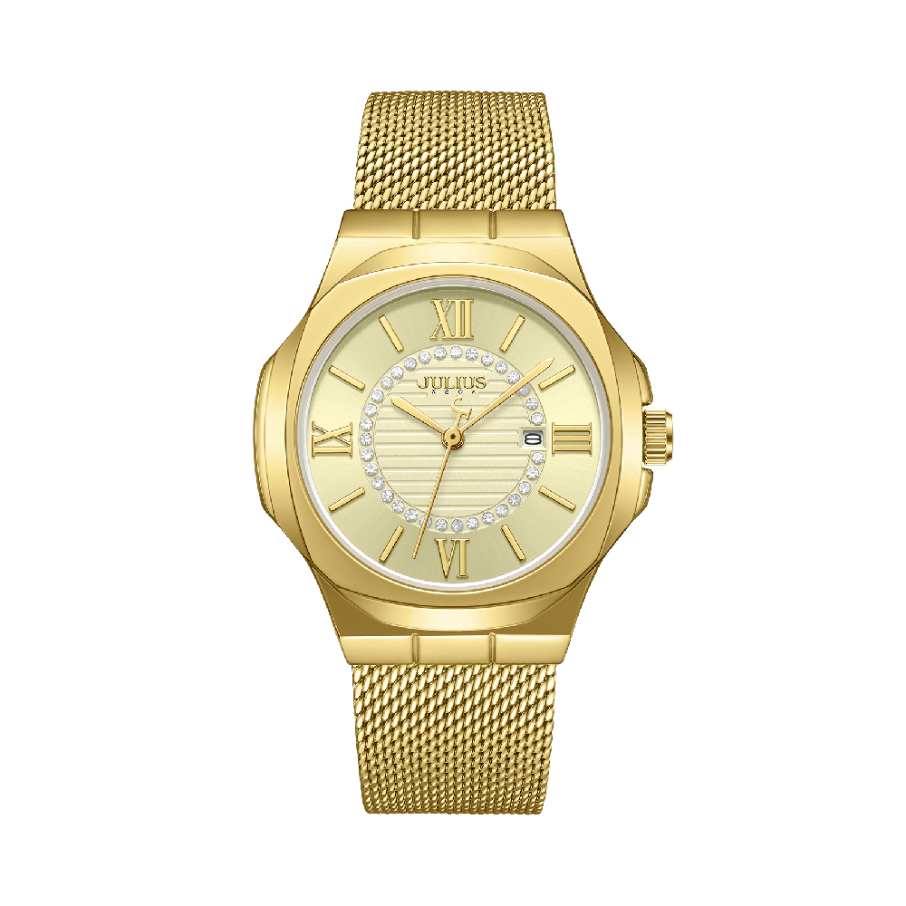 นาฬิกา Julius JA-1596 B สายสแตนเลส สีทอง