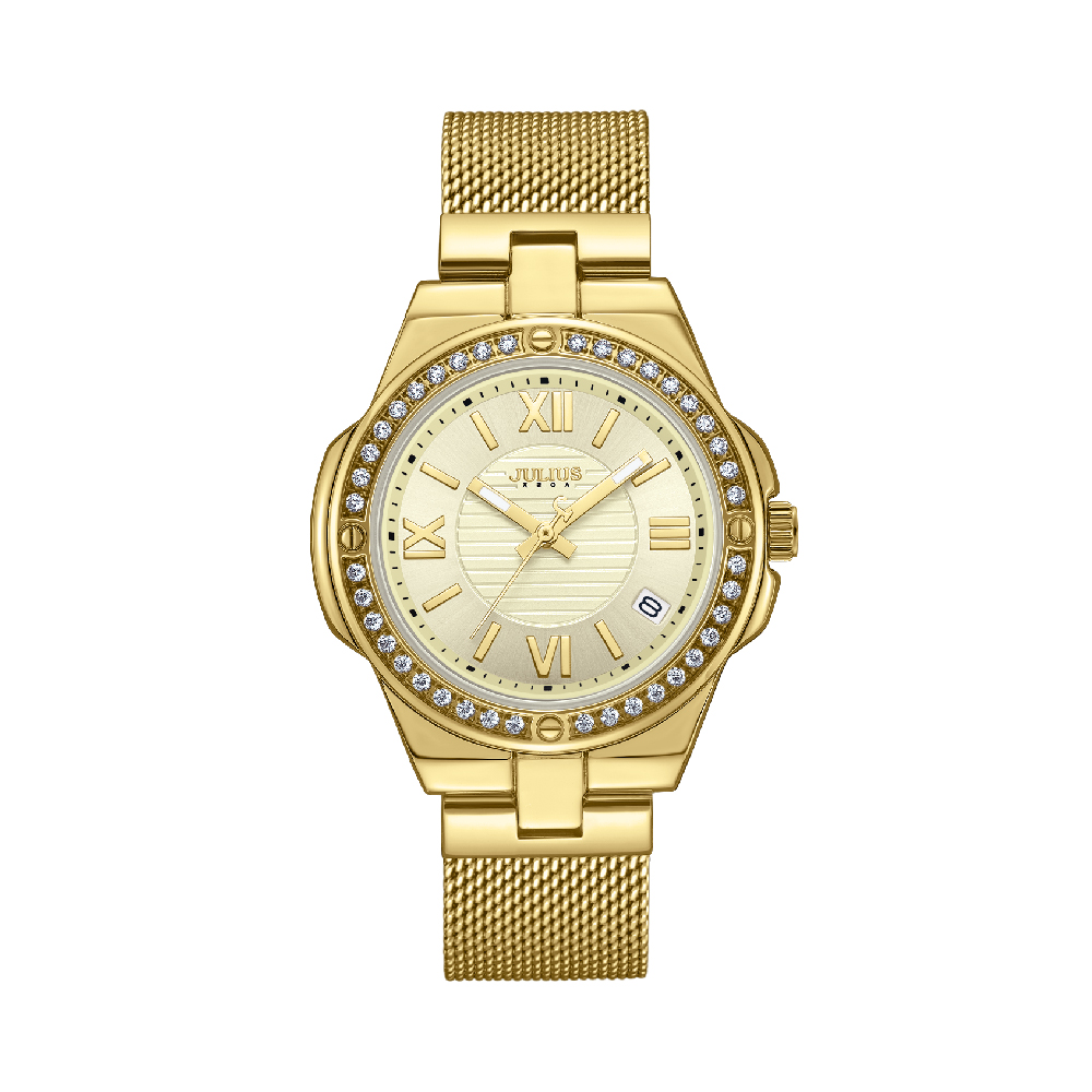 นาฬิกา Julius JA-1597 B สายสแตนเลส สีทอง