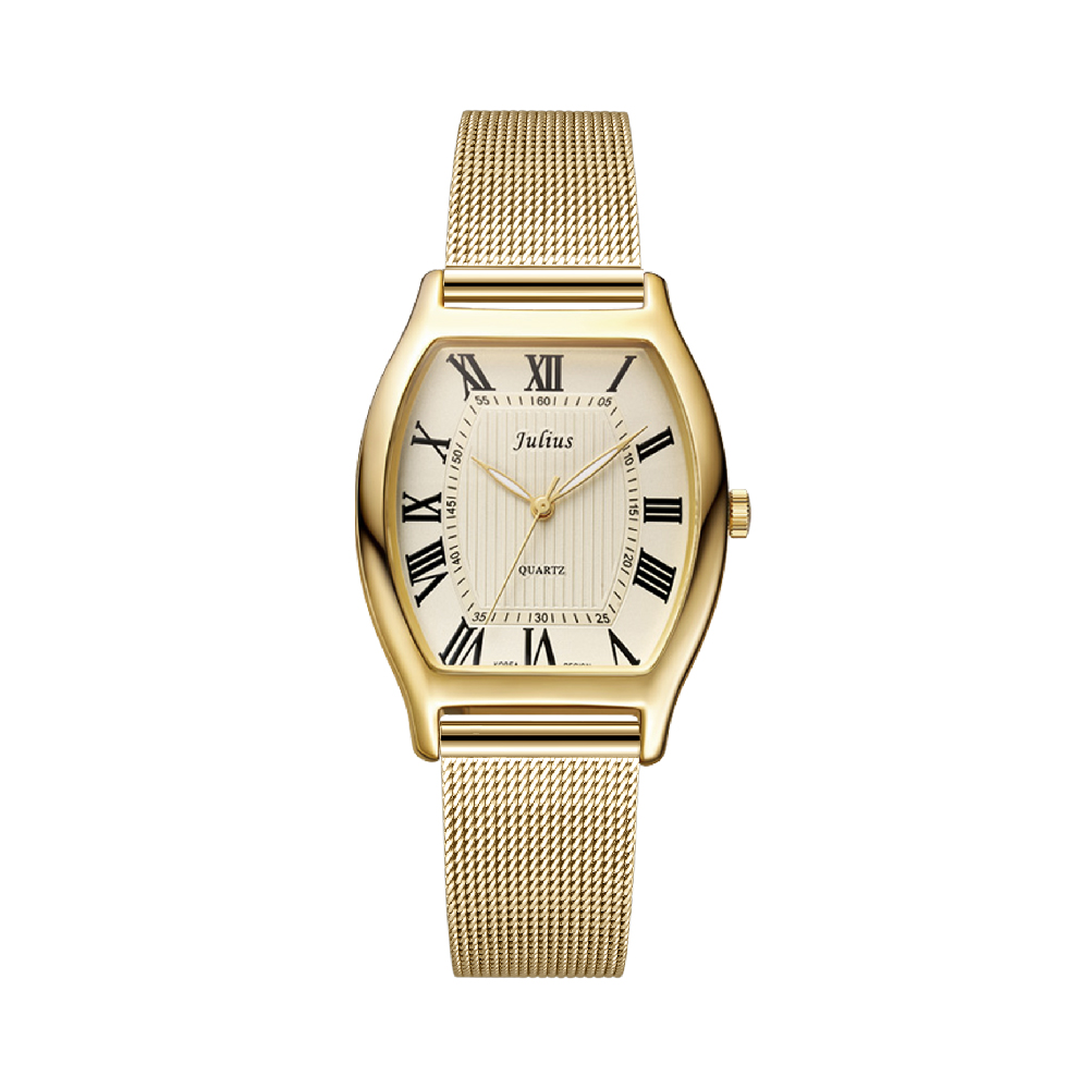 นาฬิกา Julius JA-703 G สายสแตนเลสถัก สีทอง