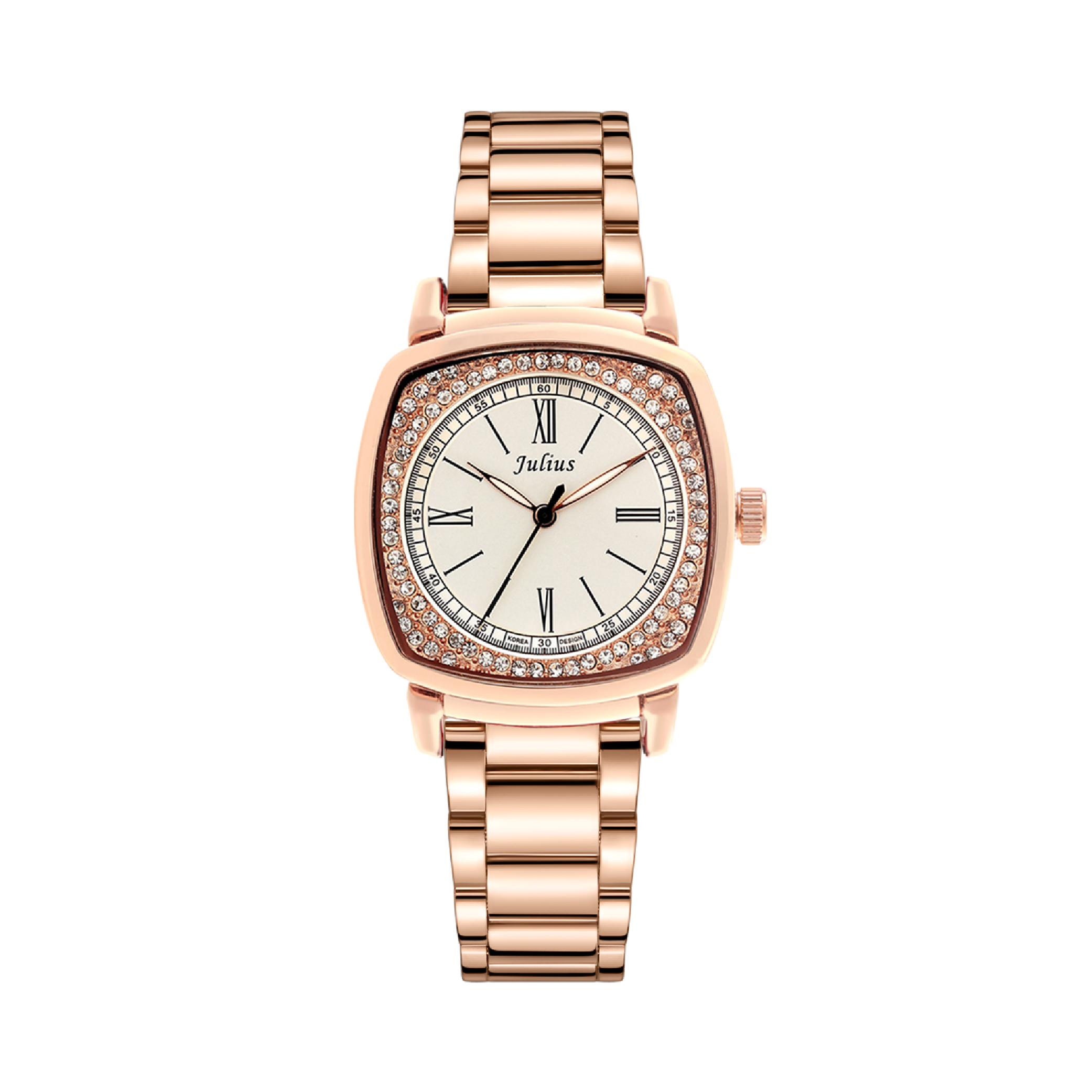 นาฬิกา Julius JA-718 K สายสแตนเลส สีโรสโกลด์