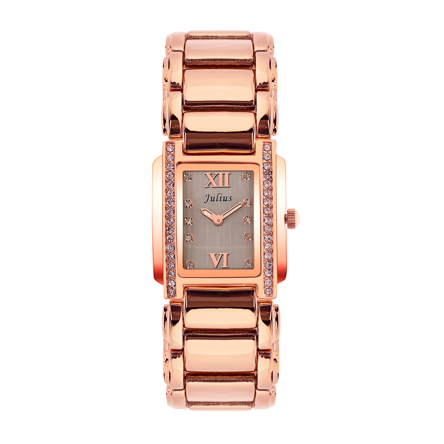 นาฬิกา Julius JA-812 E สายสแตนเลส สีโรสโกลด์