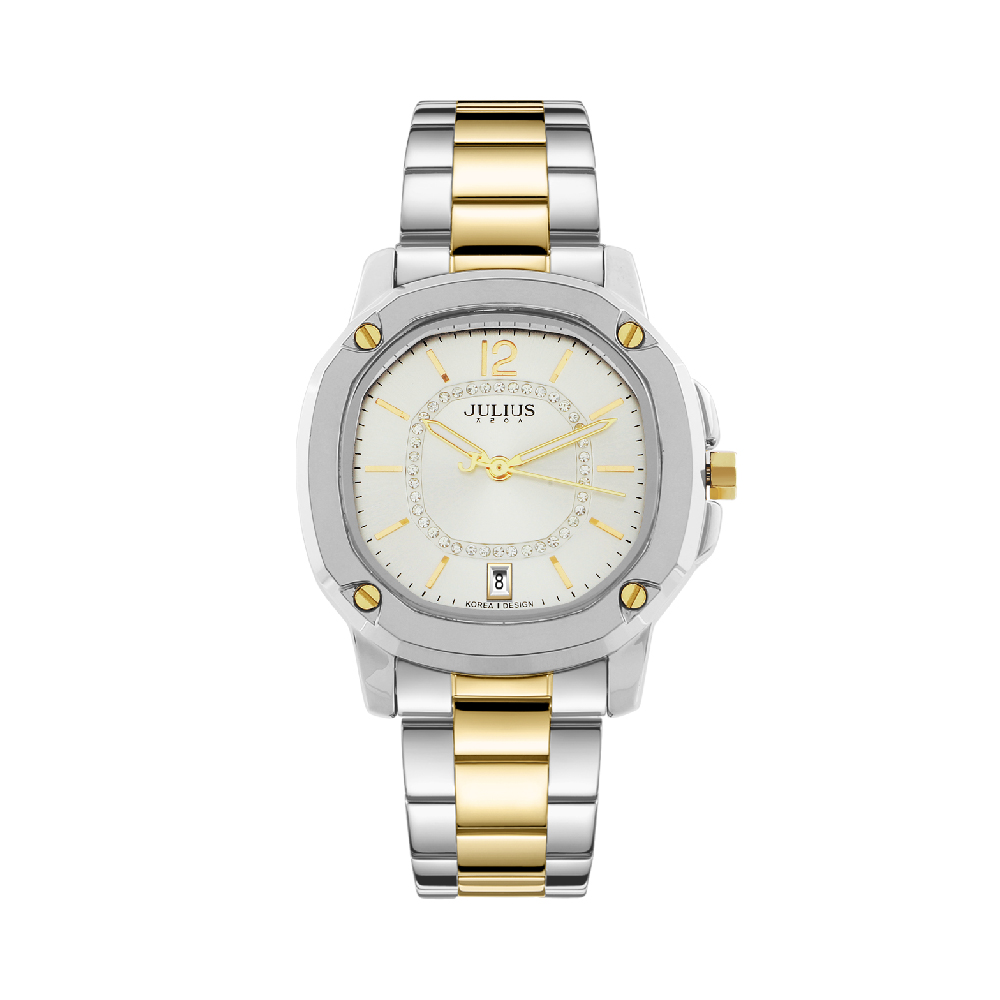 นาฬิกา Julius JA-931 L สายสแตนเลส สีสองกษัตริย์