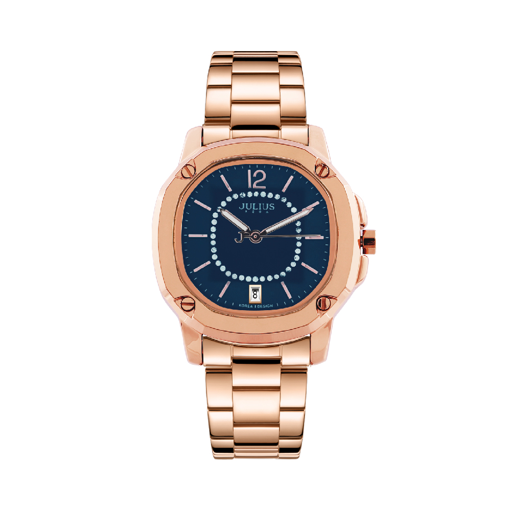นาฬิกา Julius JA-931 P สายสแตนเลส สีโรสโกลด์